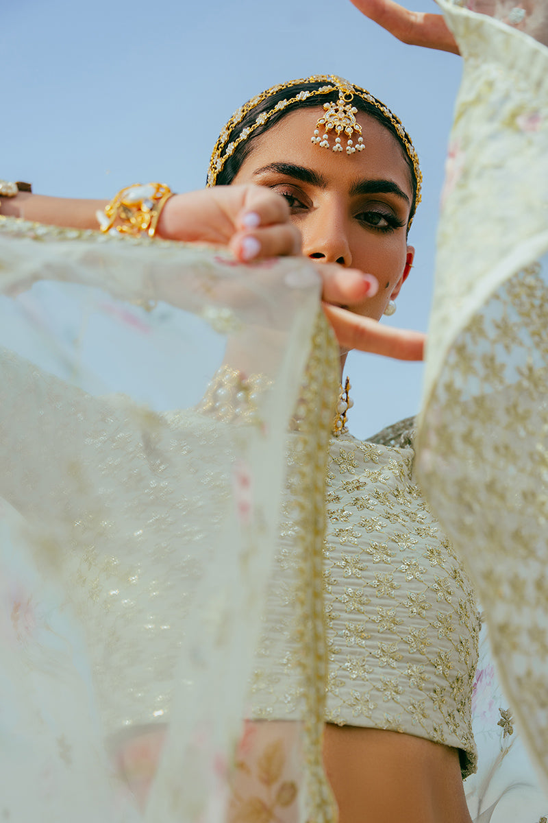 Cross Stitch | Wedding Collection 24 | TRANQUIL HAZE -  Cross Stitch Formal - Original Designer Dress - House of Maryam