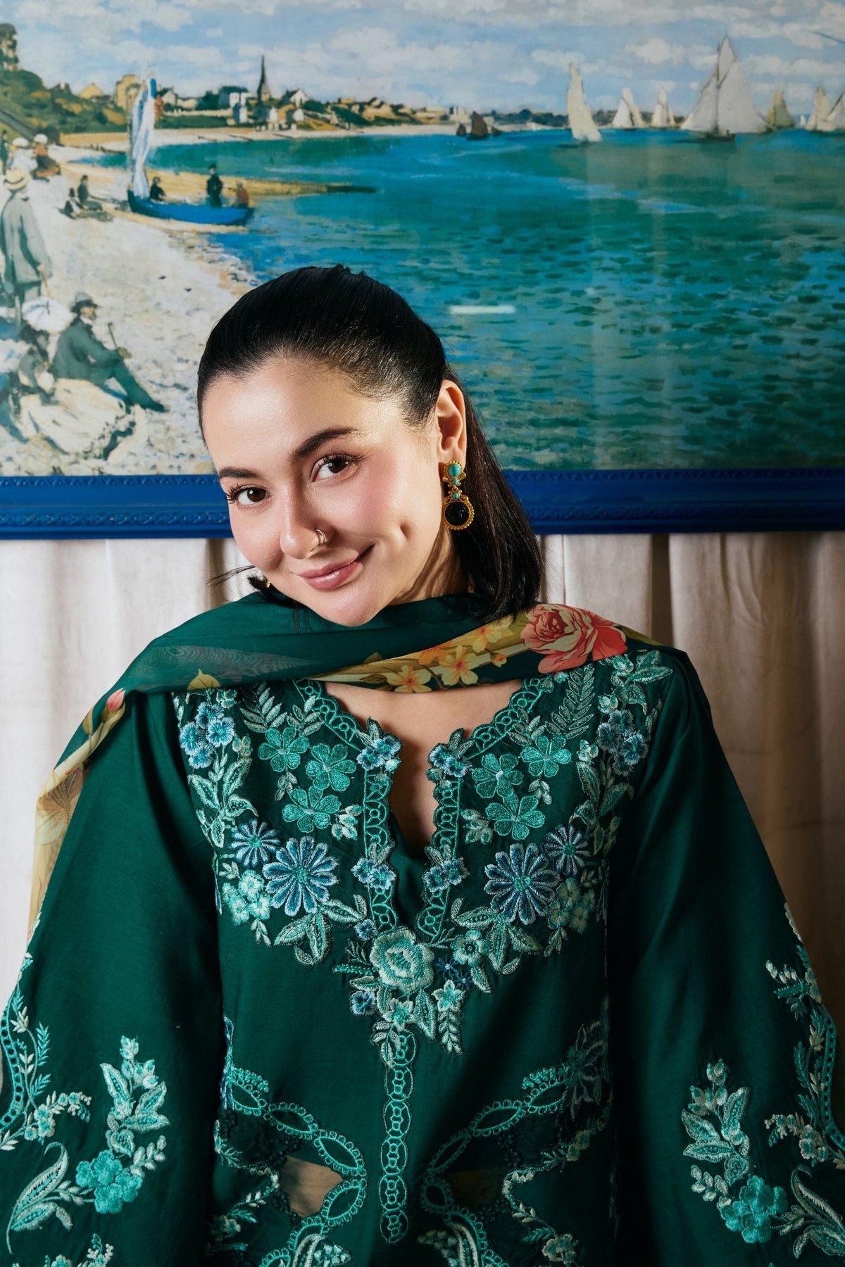 Maryam Hussain | Luxury Lawn 26 Vol 2 | Maheer, image 4