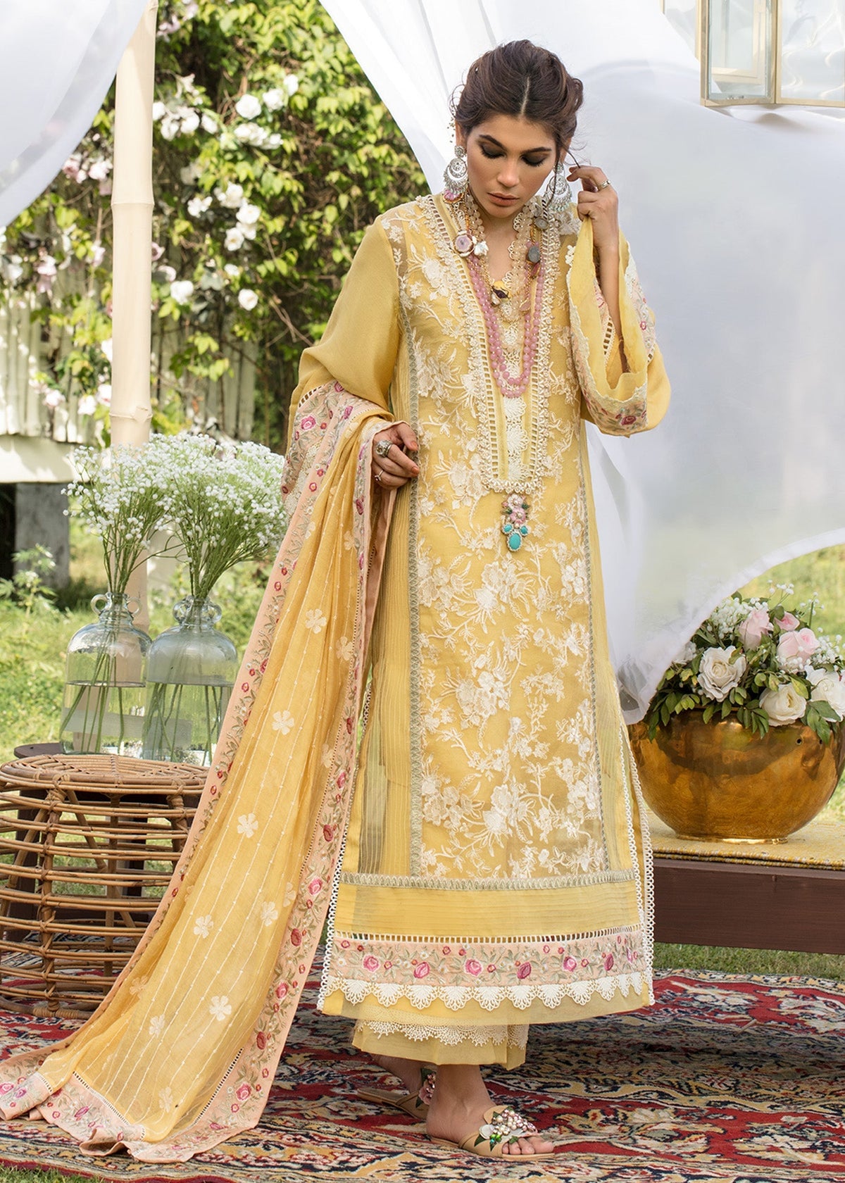 Saira Shakira | Luxury Pret | Sunshine -  Saira Shakira Ladies Clothes - Original Designer Dress - House of Maryam