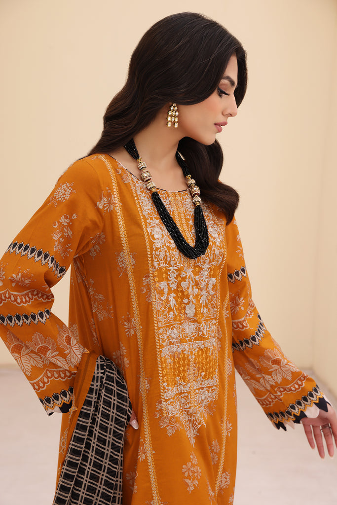Charizma | Naranji Embroidered Lawn 24 | CN4-001 -  Charizma Luxury - Original Designer Dress - House of Maryam