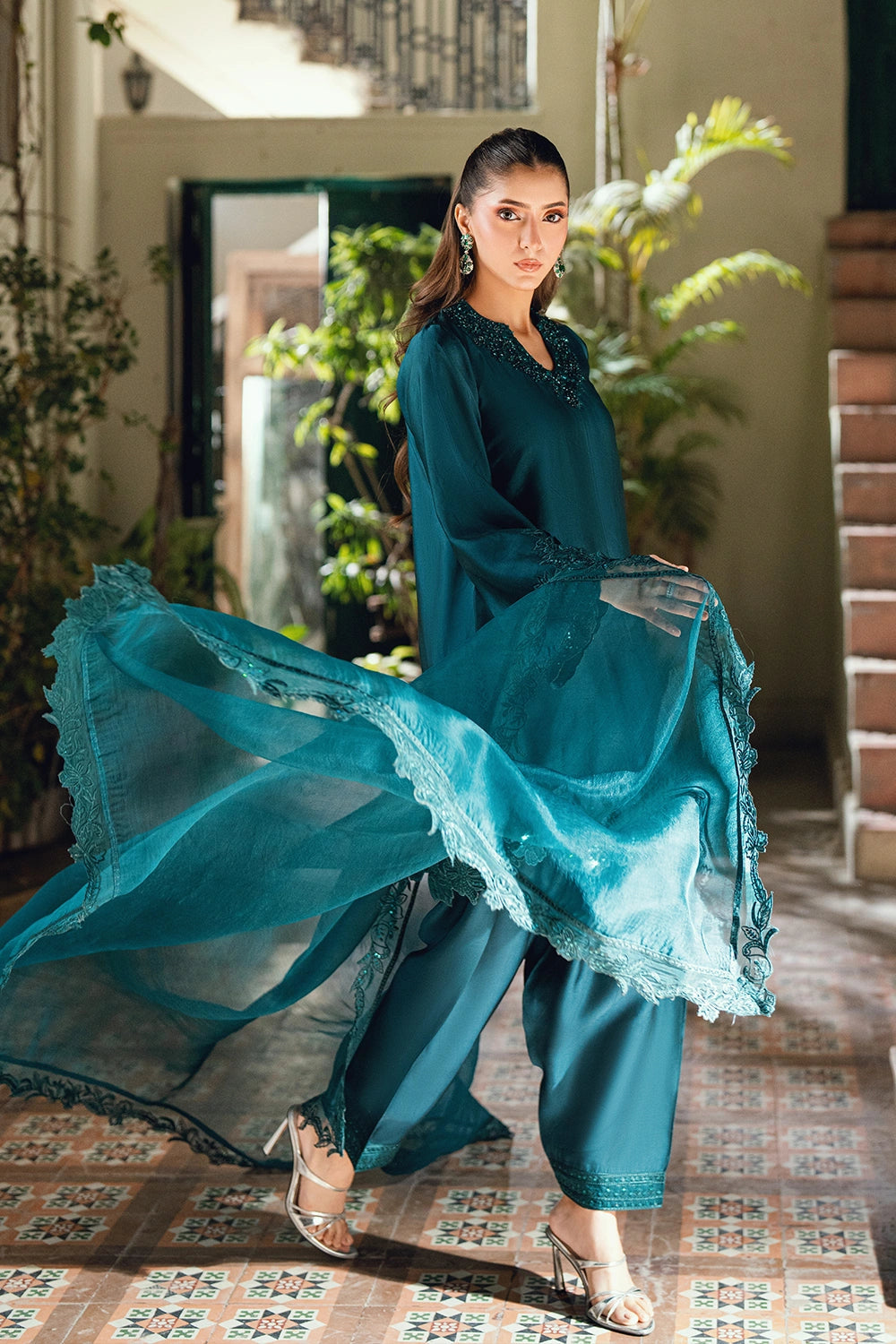 Azure | Vogue Formals | Teal Tiara, image 5