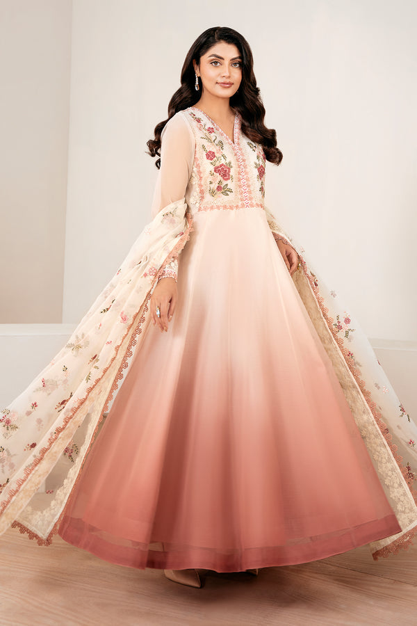 Baroque | Luxury Pret 25 | EMBROIDERED CHIFFON PR-1055, image 4