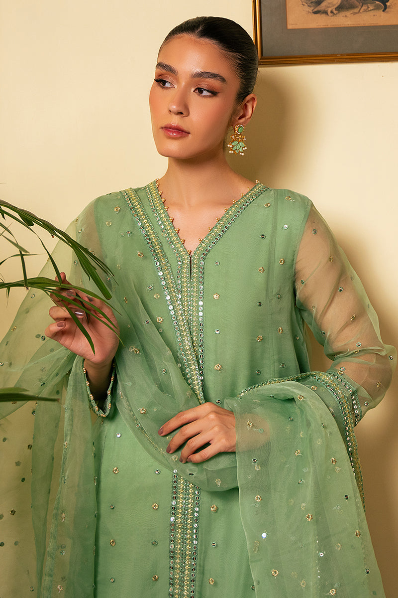 Cross Stitch | Luxury Pret | Forged Elegance-2 PC (Shirt & Dupatta)-7
