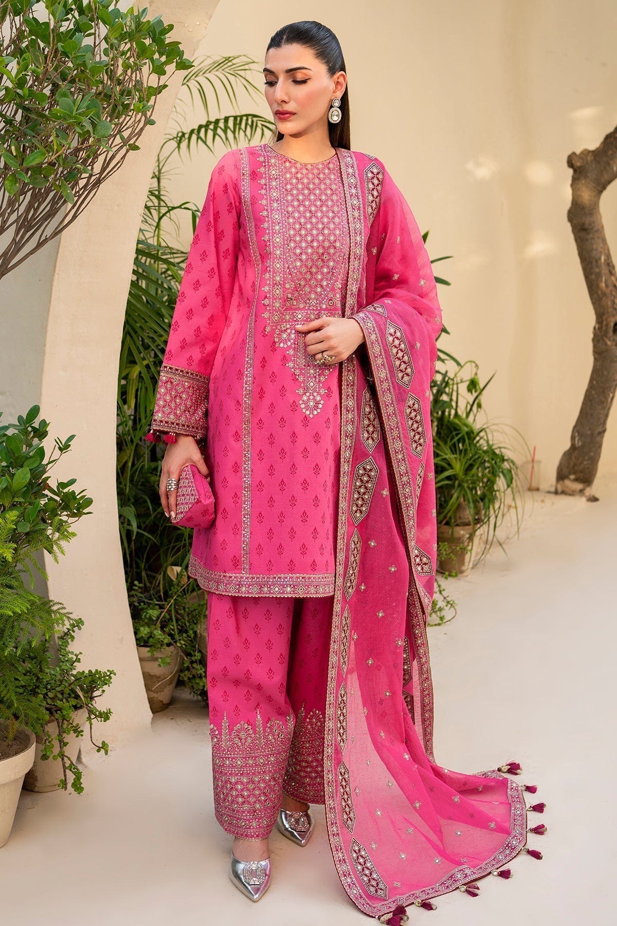 Jazmin | Irish Lawn SS 24 | D3 -  Jazmin Luxury - Original Designer Dress - House of Maryam
