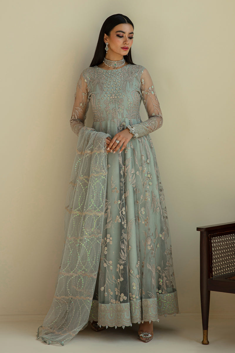 Baroque | Luxury Pret 24 | NET UF-627 -  Baroque Luxury - Original Designer Dress - House of Maryam