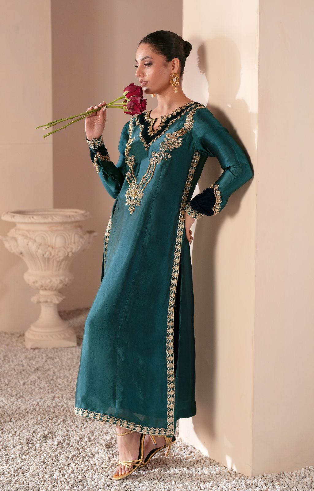 Ajr Couture | Symphony Luxe Festive 25 | Jade -  AJR Couture Ladies Clothes -  House of Maryam