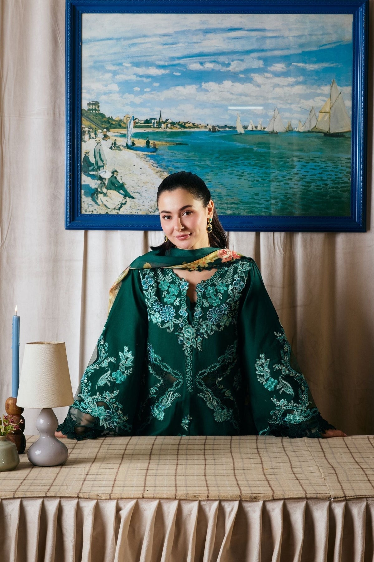 Maryam Hussain | Luxury Lawn 26 Vol 2 | Maheer, image 5