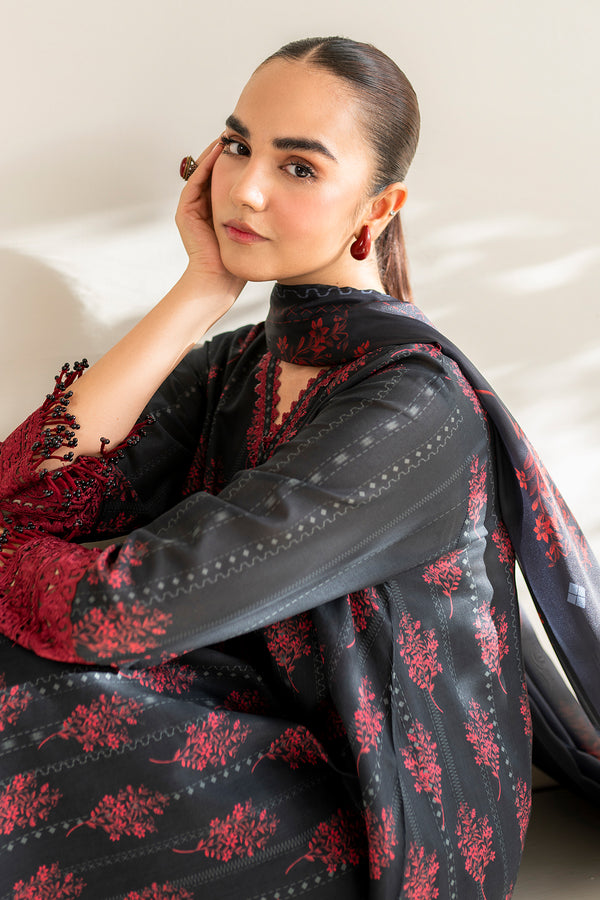 Baroque | Luxury Pret 24 | LAWN UF-675 -  Baroque Luxury - Original Designer Dress - House of Maryam