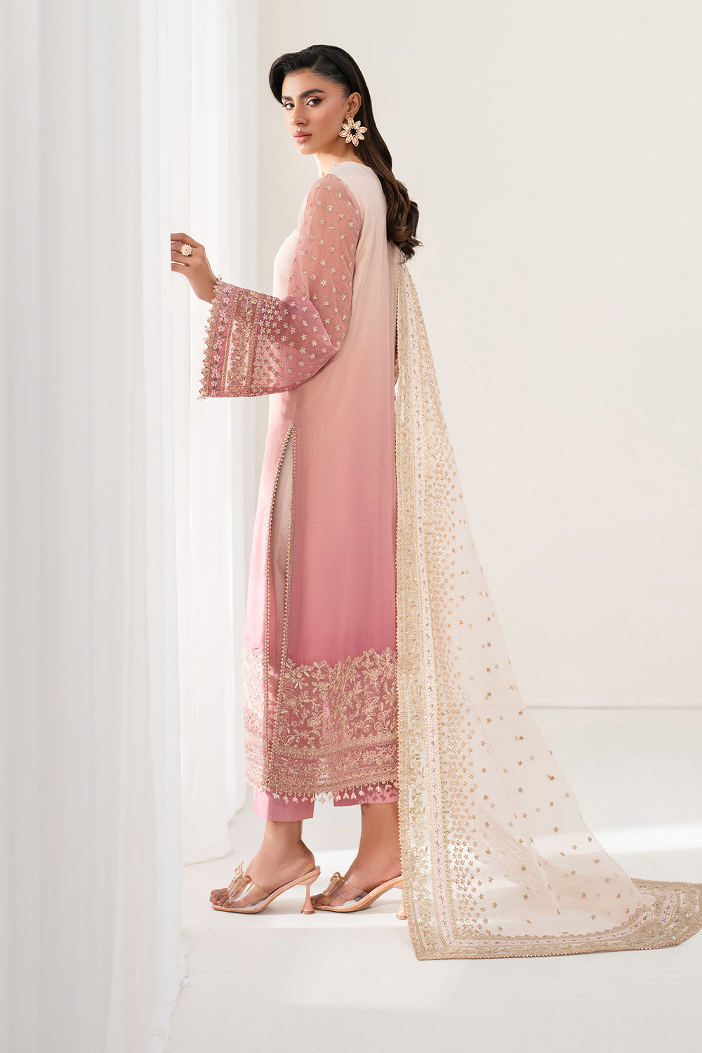 Baroque | Formals Collection | EMBROIDERED CHIFFON UF-4135, image 2