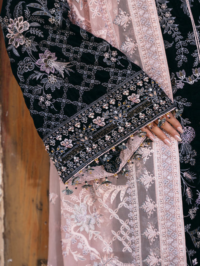 Flossie | Siara Velvet Formals | V-103 - B -  Flossie Ladies Clothes - Original Designer Dress - House of Maryam
