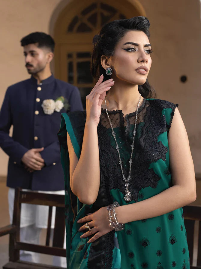 Faiza Faisal | Maya Luxury Lawn | Jaana -  Faiza Faisal Luxury - Original Designer Dress - House of Maryam