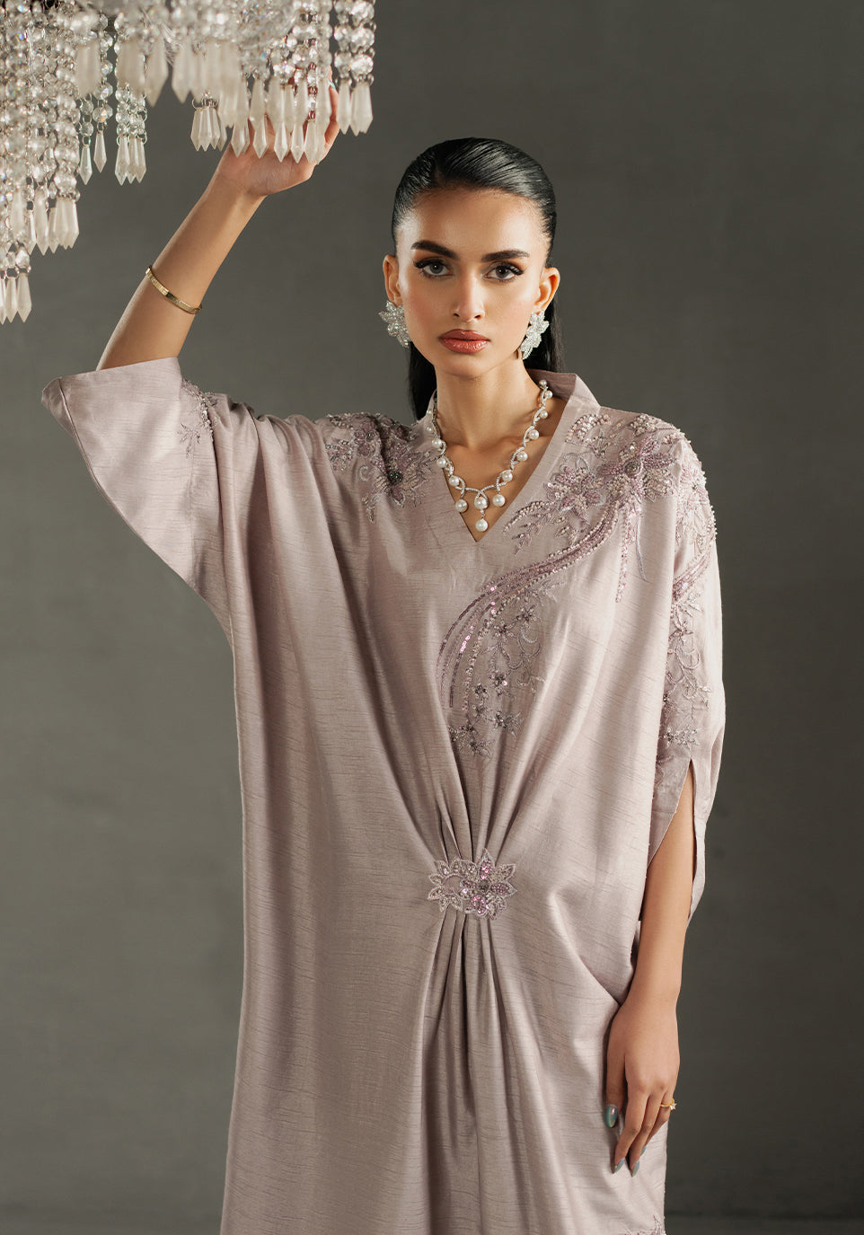 Zarqash | Silk Edit | ZQS 013 Lily -  Zarqash Ladies Clothes - Original Designer Dress - House of Maryam