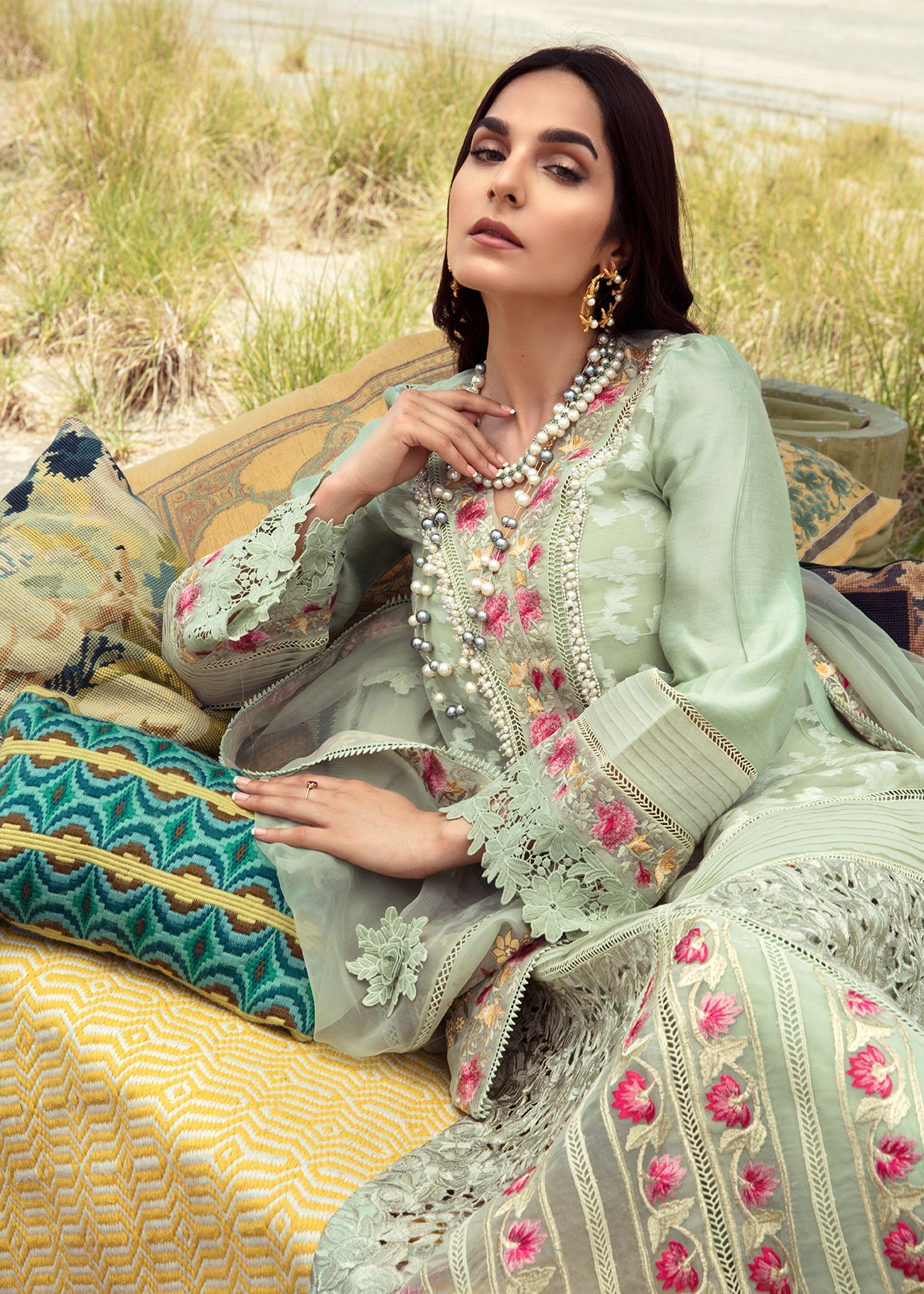 Saira Shakira | Luxury Pret |Parakeet -  Saira Shakira Ladies Clothes - Original Designer Dress - House of Maryam