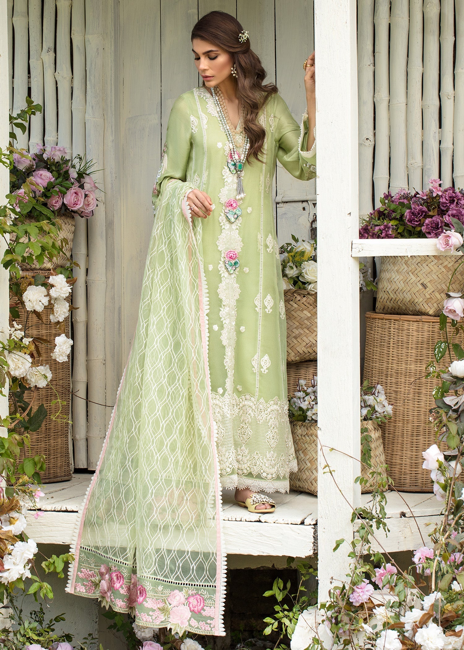 Saira Shakira | Luxury Pret | Mint Delight -  Saira Shakira Ladies Clothes - Original Designer Dress - House of Maryam