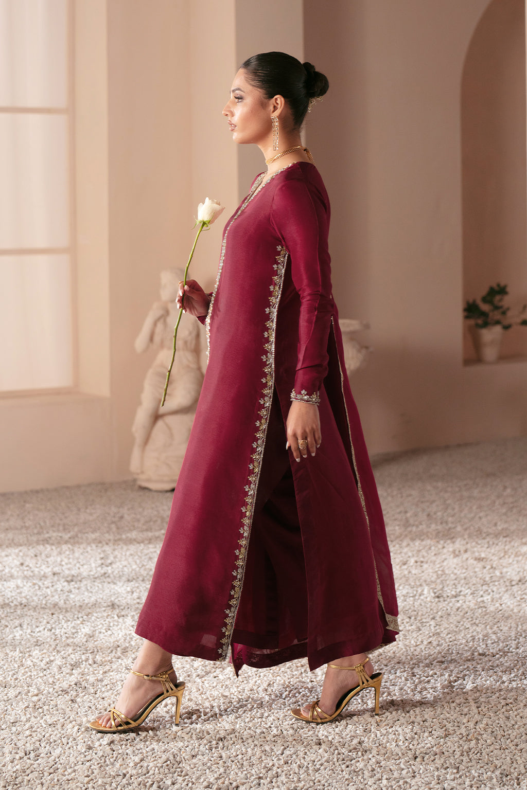 Ajr Couture | Symphony Luxe Festive 25 | Rebel Rose -  AJR Couture Ladies Clothes - Original Designer Dress - House of Maryam