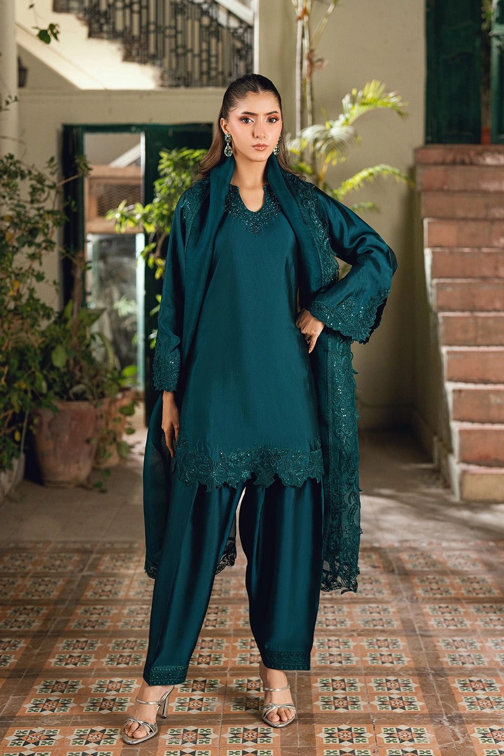 Azure | Vogue Formals | Teal Tiara