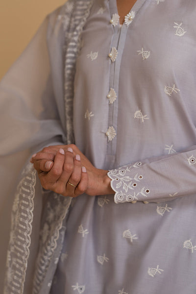 Cross Stitch | Chikankari Lawn Collection | P-05 -  Cross Stitch Luxury - Original Designer Dress - House of Maryam