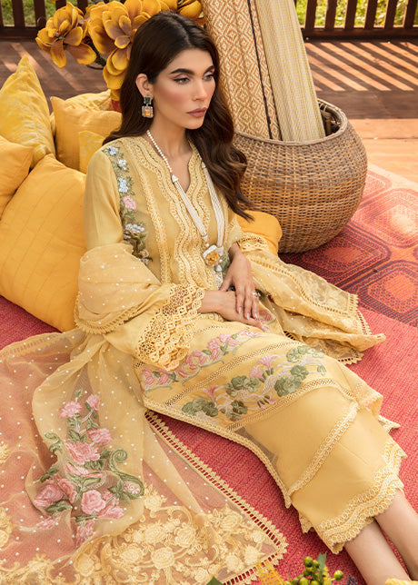 Saira Shakira | Luxury Pret | Daffodil -  Saira Shakira Ladies Clothes - Original Designer Dress - House of Maryam