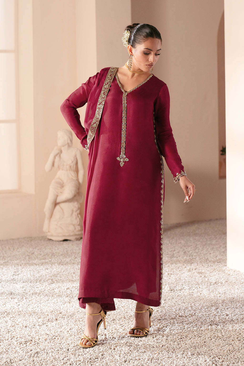 Ajr Couture | Symphony Luxe Festive 25 | Rebel Rose -  AJR Couture Ladies Clothes - Original Designer Dress - House of Maryam