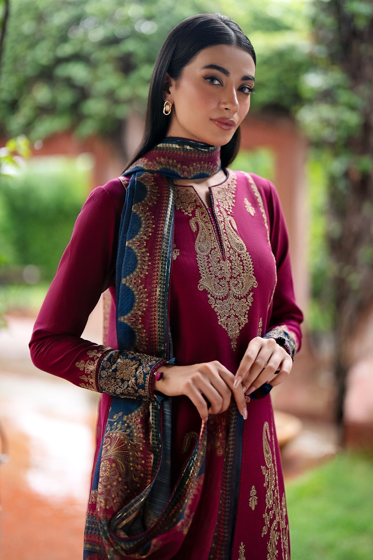 Jazmin | Winter Edition 24 | KHADDAR UW-0069 -  Jazmin Luxury - Original Designer Dress - House of Maryam