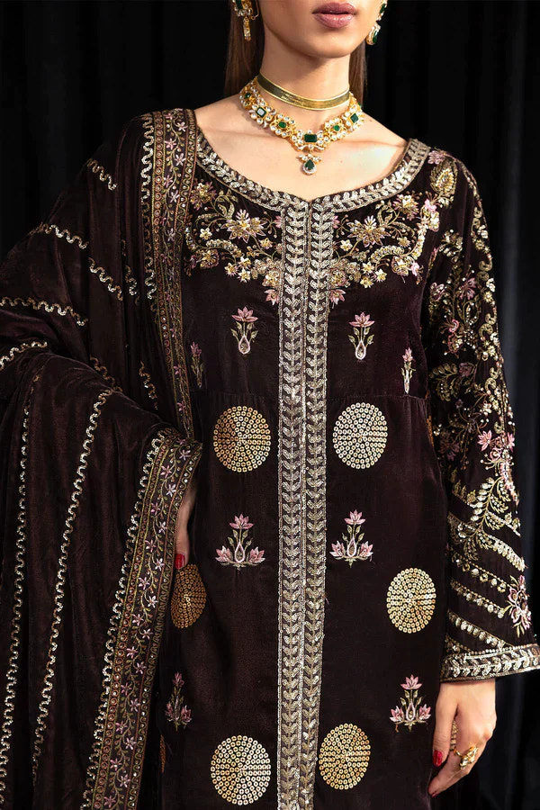 Nureh | Maya Velvet 23 | Moore -  Nureh Formal - Original Designer Dress - House of Maryam