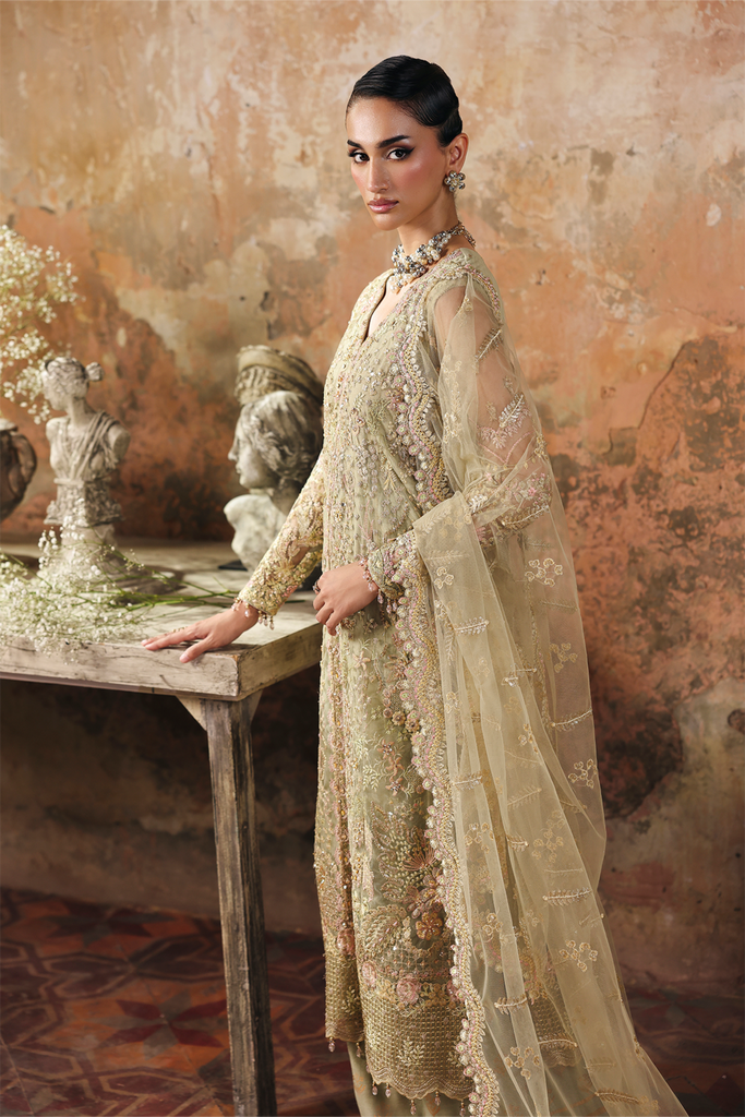 Rajbari | Sage Luxury Formals | Celestia -  Rajbari Ladies Clothes - Original Designer Dress - House of Maryam
