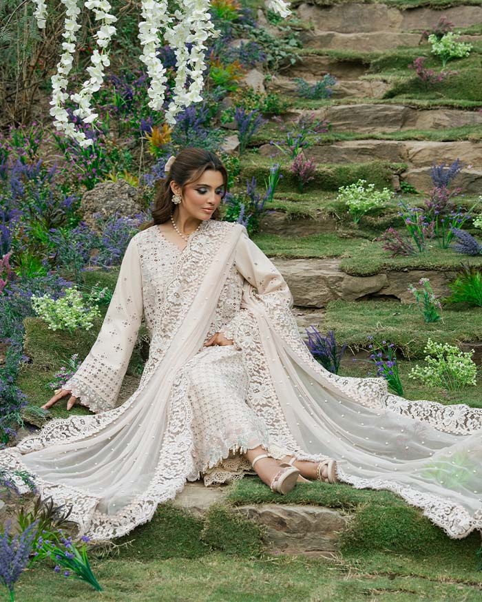 Zevk | Flora Festive Lawn | ASEEL -  Zevk Ladies Clothes -  House of Maryam
