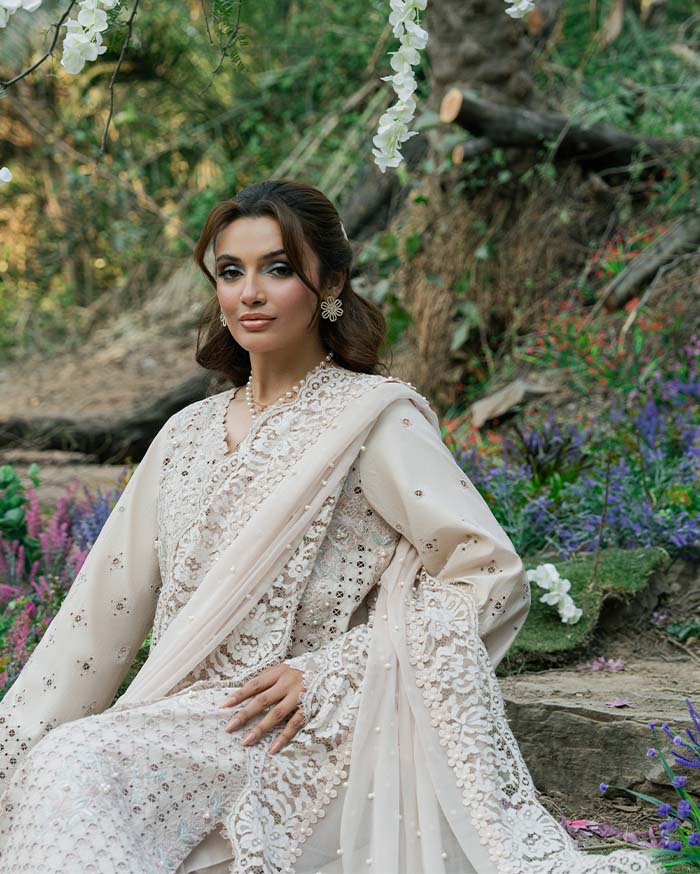 Zevk | Flora Festive Lawn | ASEEL -  Zevk Ladies Clothes - Original Designer Dress - House of Maryam
