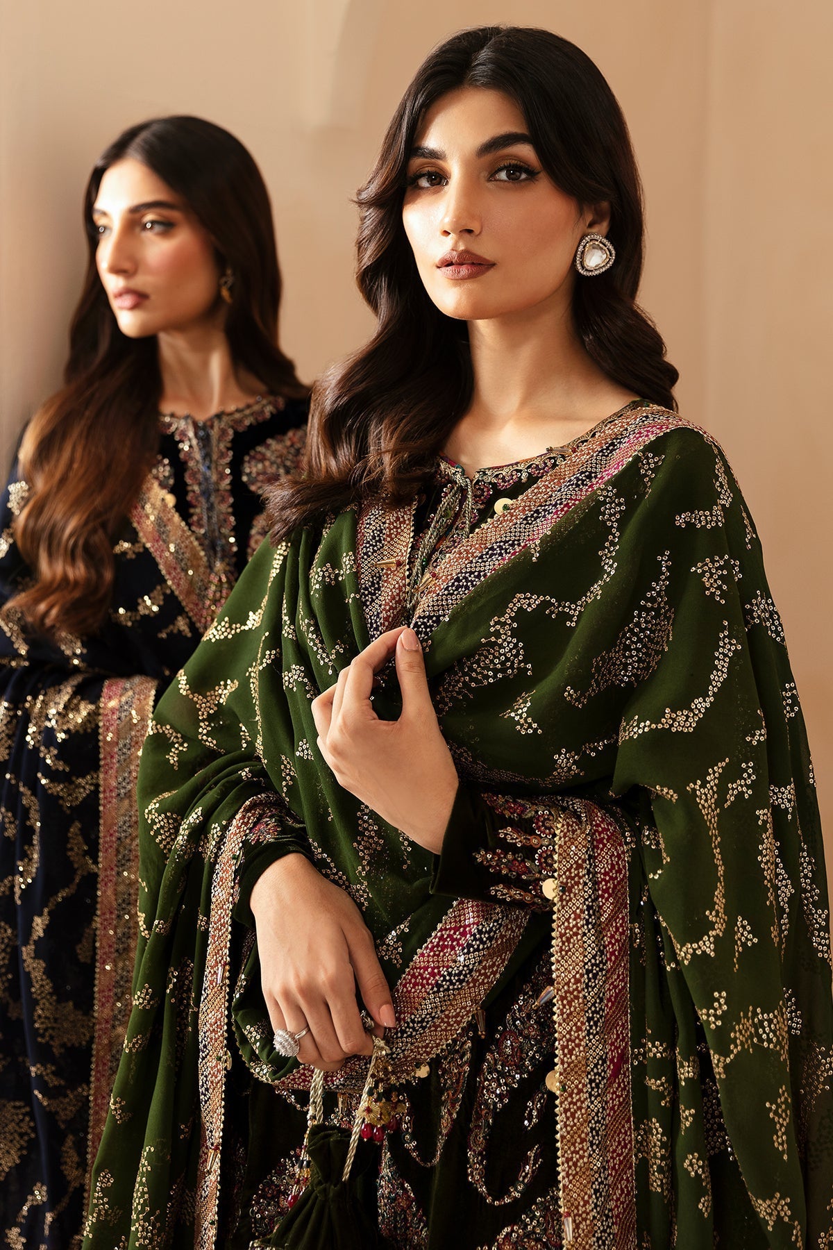 Jazmin | Velvet Edit 24 | Velvet Formal VF-2023 by Designer Jazmin - House of Maryam - Pakistani Designer Ethnic Wear in {{ shop.shopifyCountryName }}