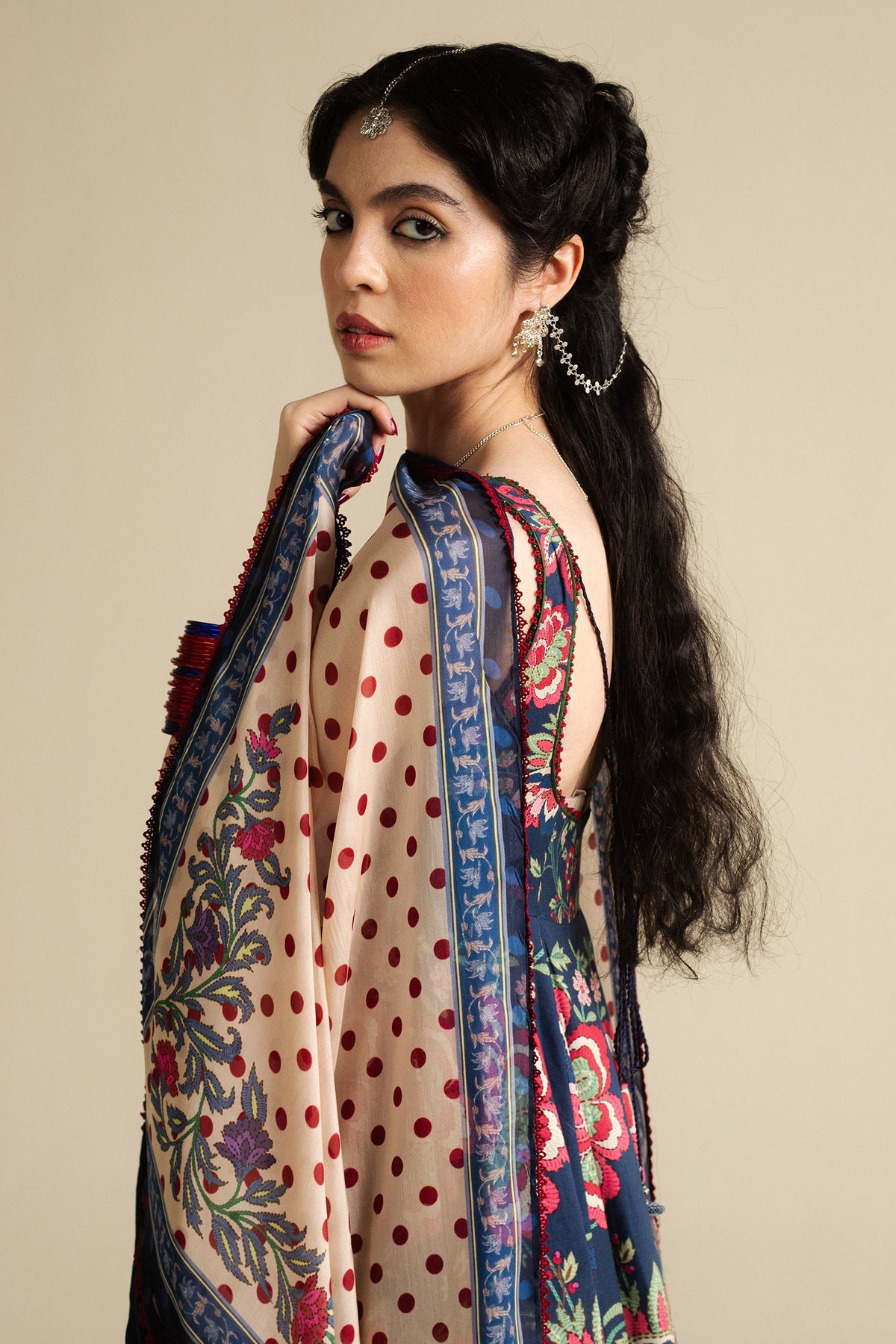Zara Shahjahan | Anarkali 25 | Neelofur-D4 -  Zara Shahjahan Ladies Clothes - Original Designer Dress - House of Maryam