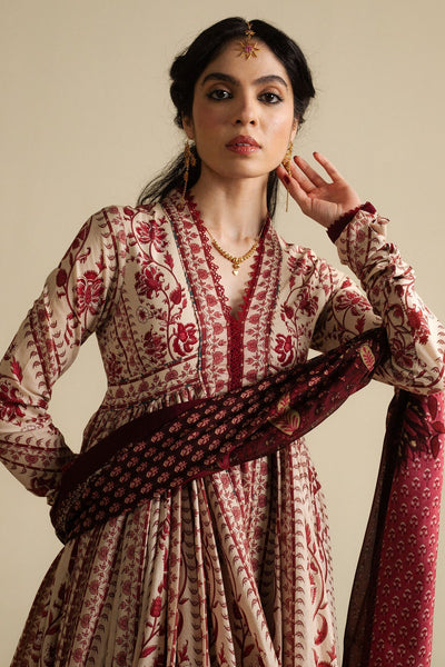 Zara Shahjahan | Anarkali 25 | Kashmiri-D1 -  Zara Shahjahan Ladies Clothes - Original Designer Dress - House of Maryam