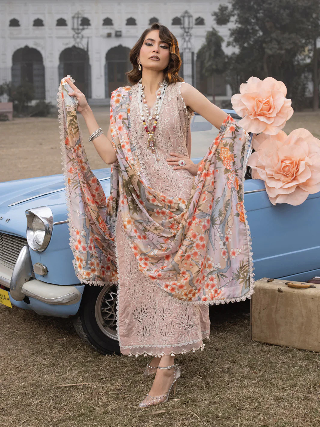 Faiza Faisal | Maya Luxury Lawn | Amirah -  Faiza Faisal Luxury - Original Designer Dress - House of Maryam
