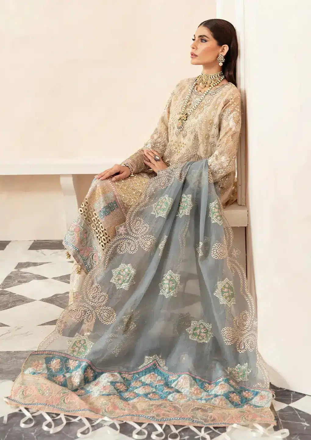 Elaf Premium | Celebrations 23 | ECH-02 HAYAT by Designer Elaf Premium - House of Maryam - Pakistani Designer Ethnic Wear in {{ shop.shopifyCountryName }}