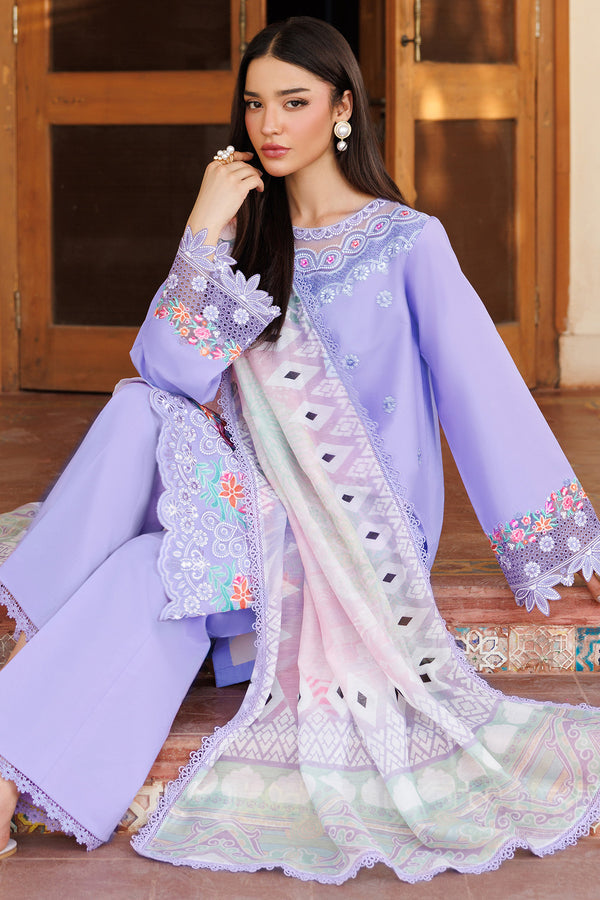 Farasha | Summer Weaves Embroidered Lawn | Lavender Dew -  Farasha Ladies Clothes - Original Designer Dress - House of Maryam