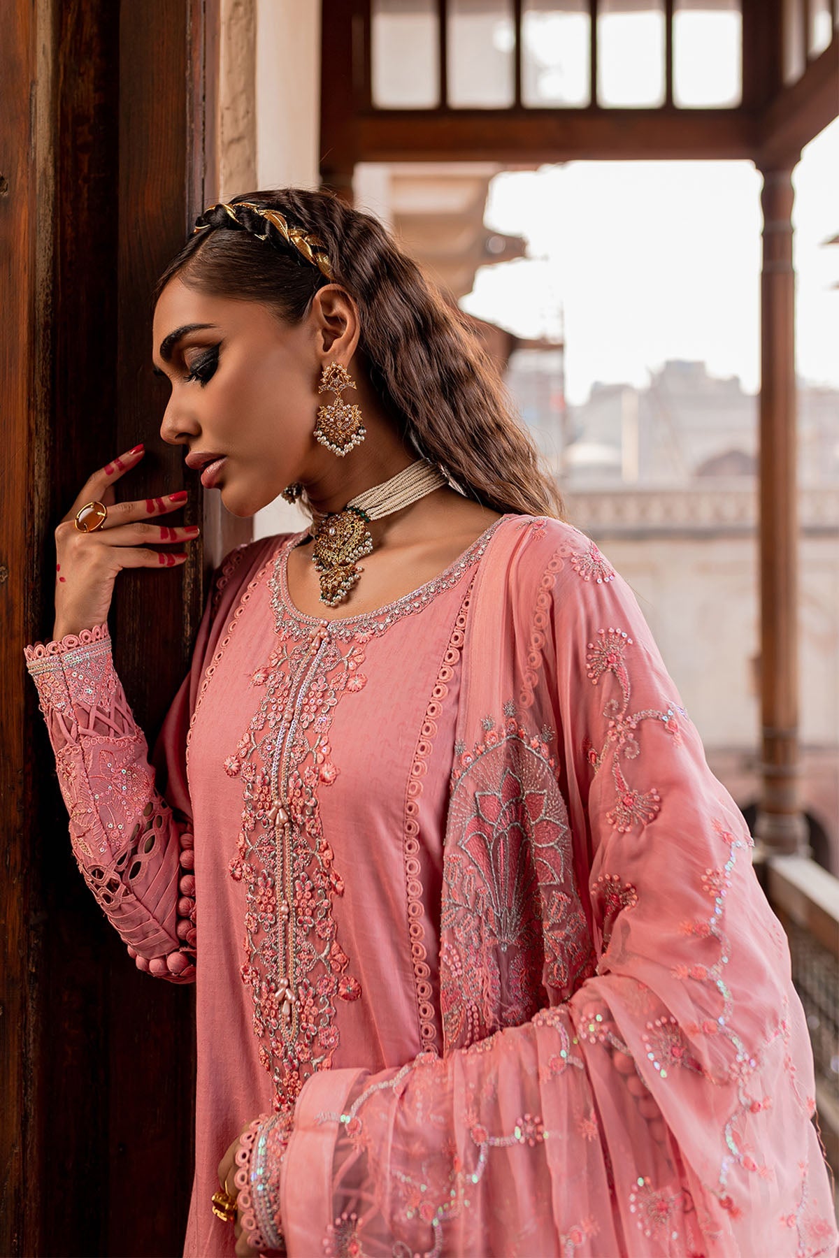 Nureh | Lawn Jacquard | NS-76 -  Nureh Ladies Clothes - Original Designer Dress - House of Maryam