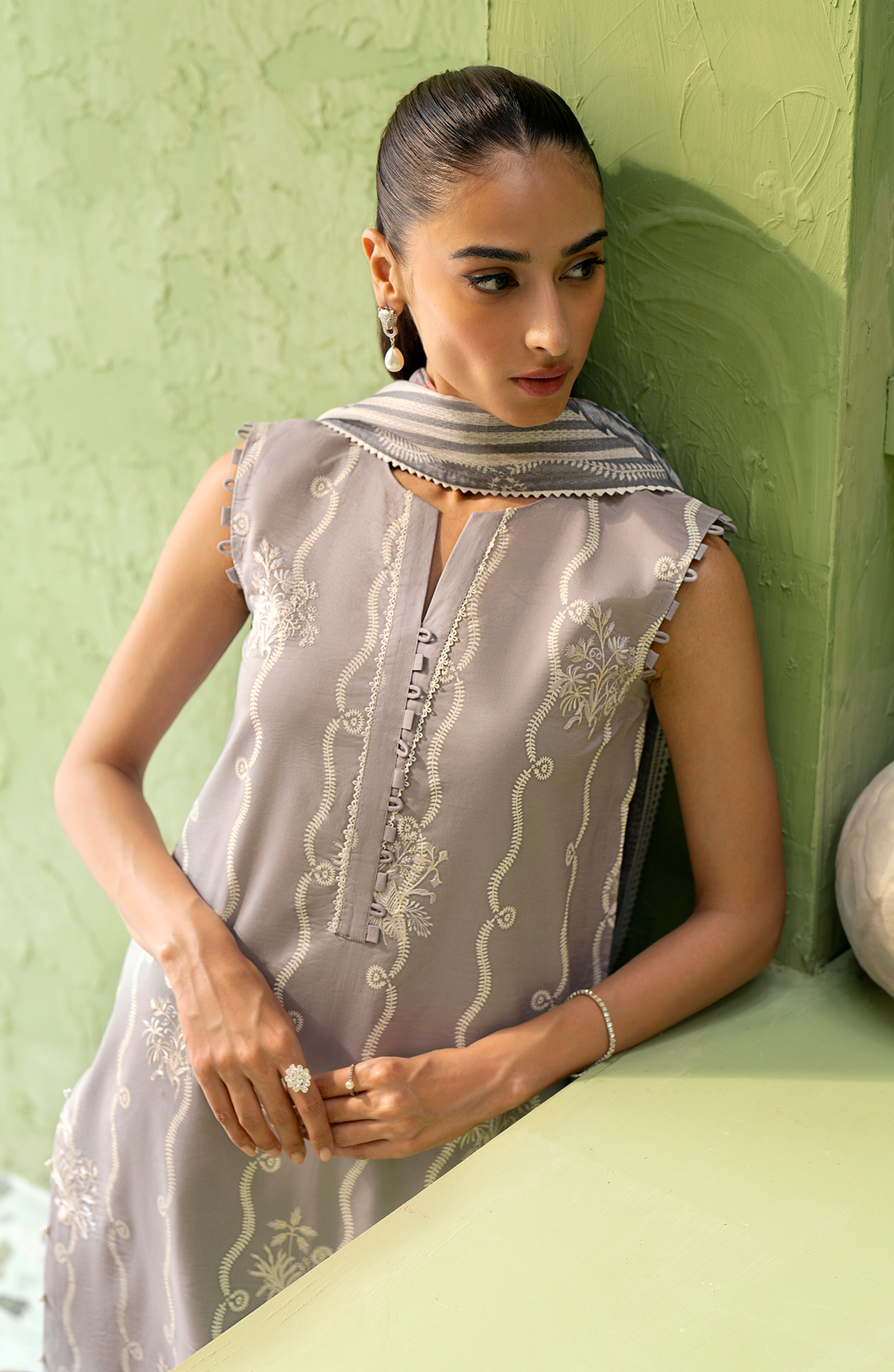 Seran | Artisan Lawn 25 | GRIS -  Seran Ladies Clothes - Original Designer Dress - House of Maryam