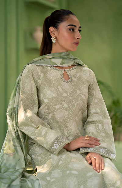 Seran | Artisan Lawn 25 | PISTACHE -  Seran Ladies Clothes - Original Designer Dress - House of Maryam