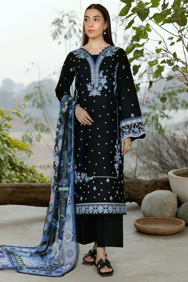 Farasha | Summer Weaves Embroidered Lawn | Ashen Light -  Farasha Ladies Clothes - Original Designer Dress - House of Maryam