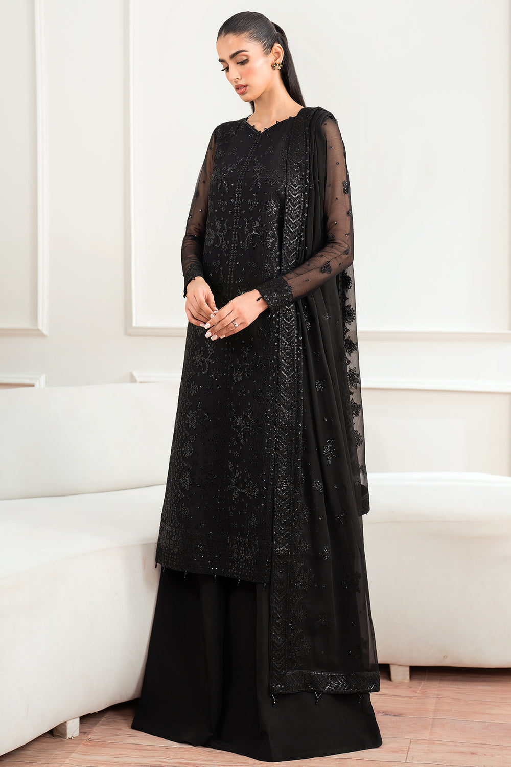 Farasha | Essence Formals 25 | Dark Whisper -  Farasha Ladies Clothes - Original Designer Dress - House of Maryam