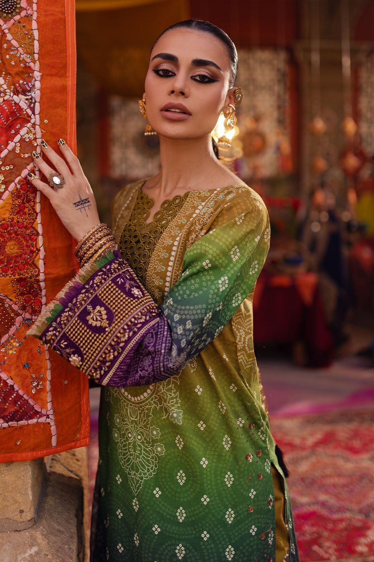 Nureh | Bazaar Lawn | NS-132 by Designer Nureh - House of Maryam - Pakistani Designer Ethnic Wear in {{ shop.shopifyCountryName }}