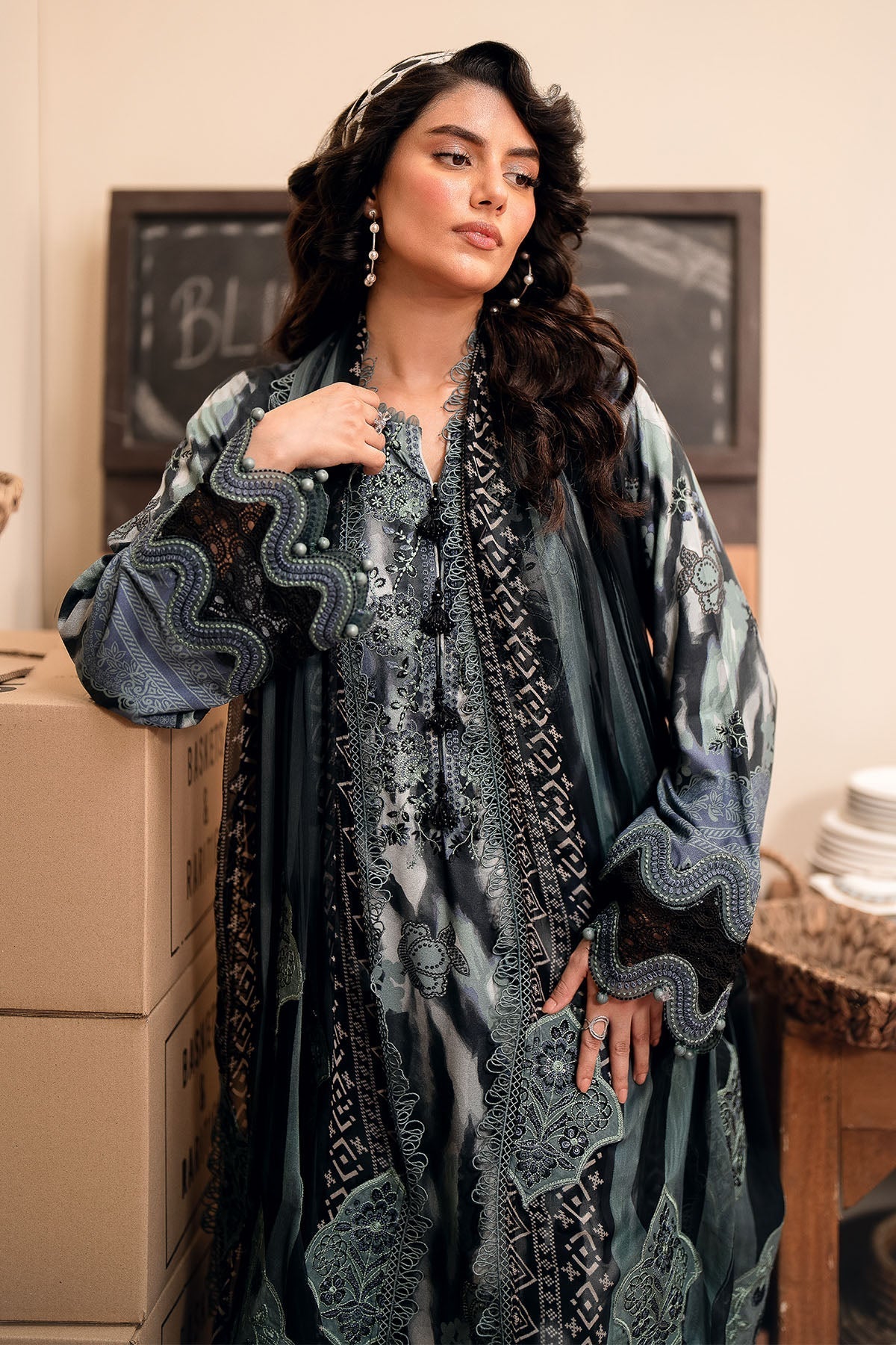 Nureh | Glam Girl Lawn | GL-24 -  Nureh Ladies Clothes - Original Designer Dress - House of Maryam