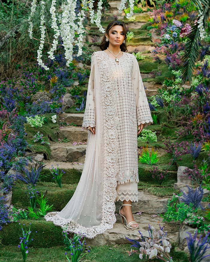 Zevk | Flora Festive Lawn | ASEEL -  Zevk Ladies Clothes - Original Designer Dress - House of Maryam