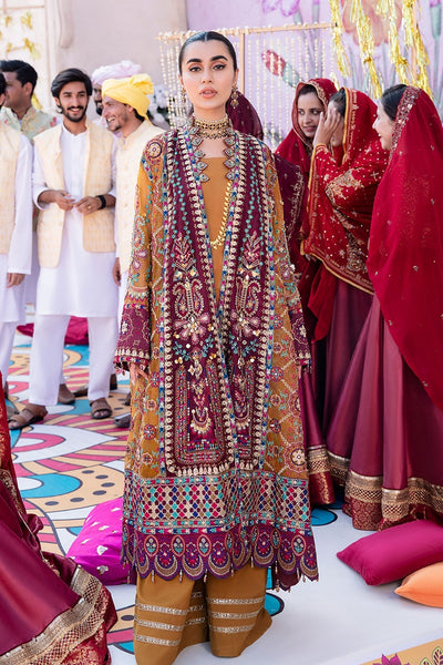 Nureh | Jhoomro Wedding Formals | Gulshan Shirt -  Nureh Bridal - Original Designer Dress - House of Maryam