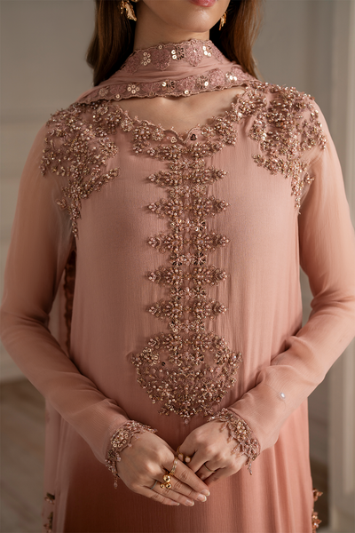 Iznik I Festive Formal I UE-479 Embroidered Chiffon -  Iznik Ladies Clothes - Original Designer Dress - House of Maryam