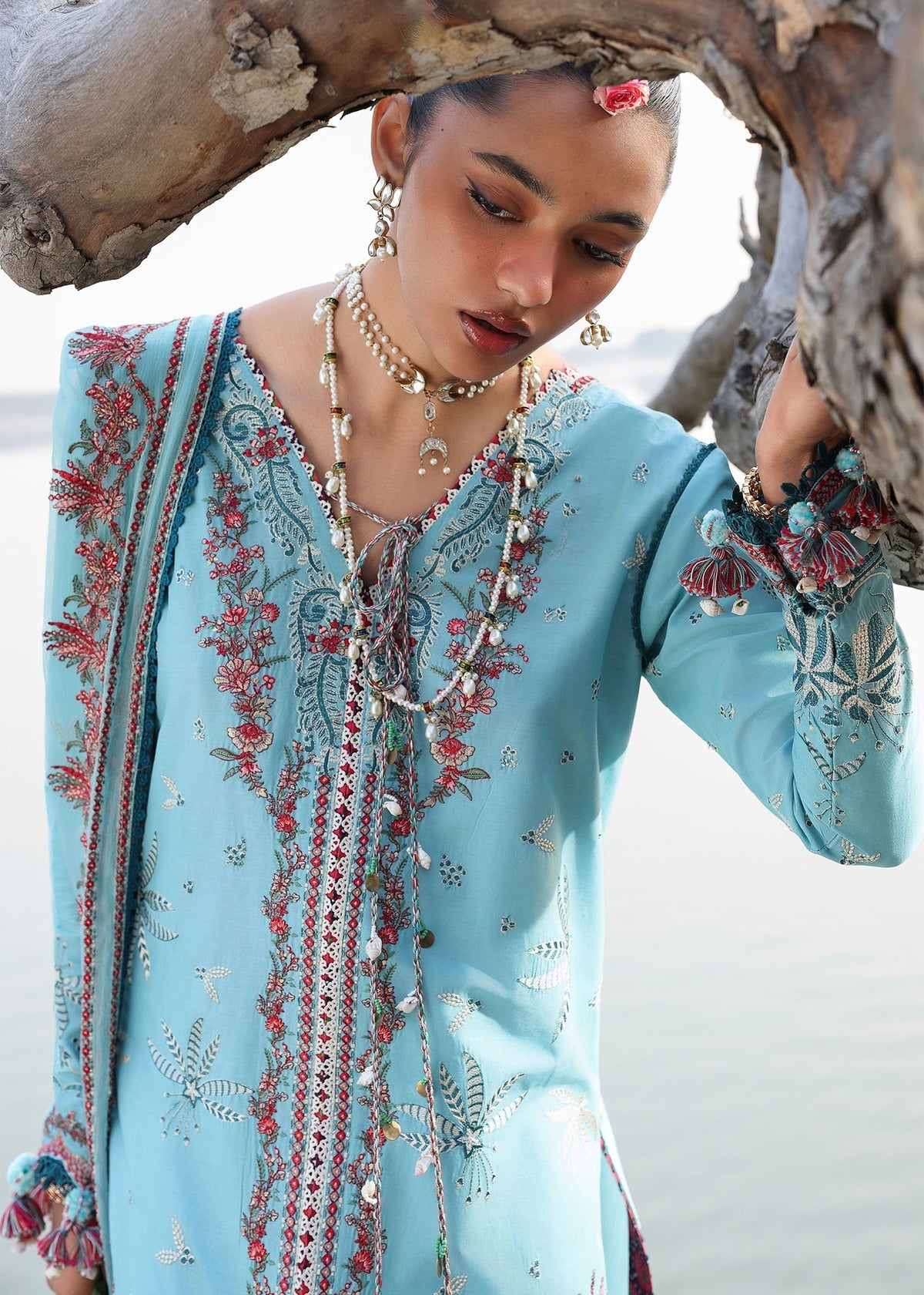Hussain Rehar | Kalabagh Luxury Lawn 26 | Sepher, image 6
