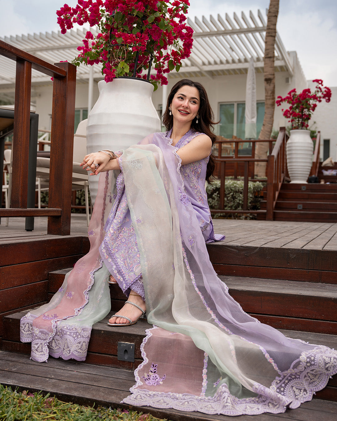 Faiza Saqlain | Aya Luxury Lawn 26' | Suela-5