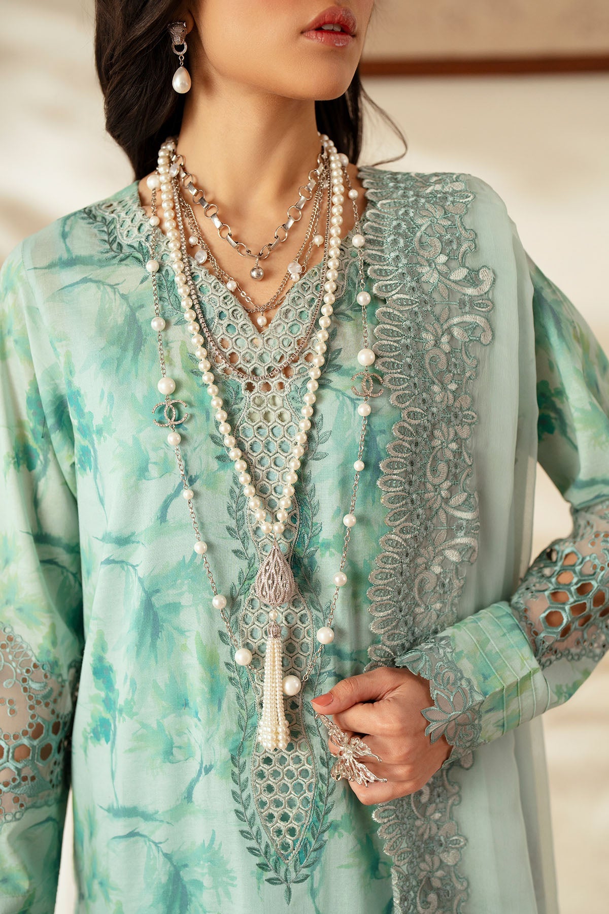 Nureh | Feya Eid Lawn | FE-03 -  Nureh Ladies Clothes - Original Designer Dress - House of Maryam