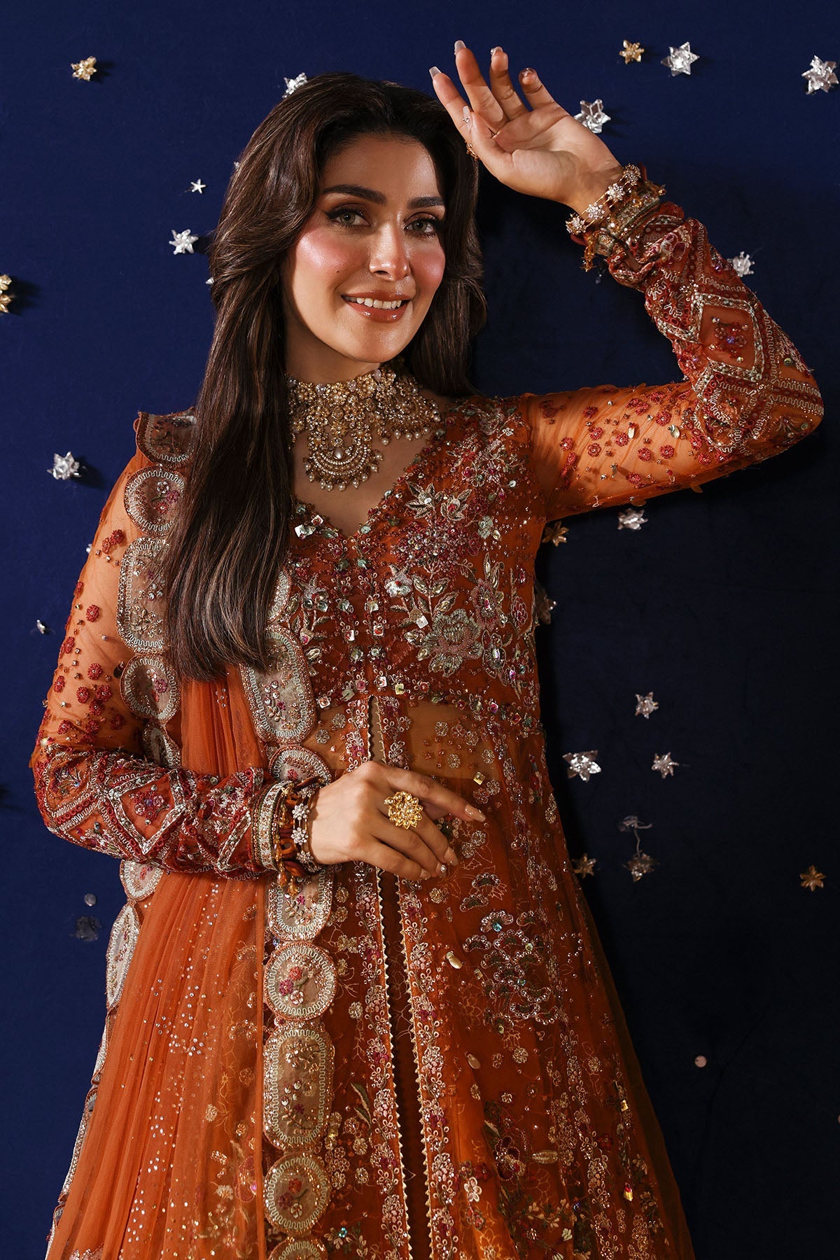 Nureh | Jhoomro 25' | NL-80 Zardozi -  Nureh jhoomro 25 - Original Designer Dress - House of Maryam