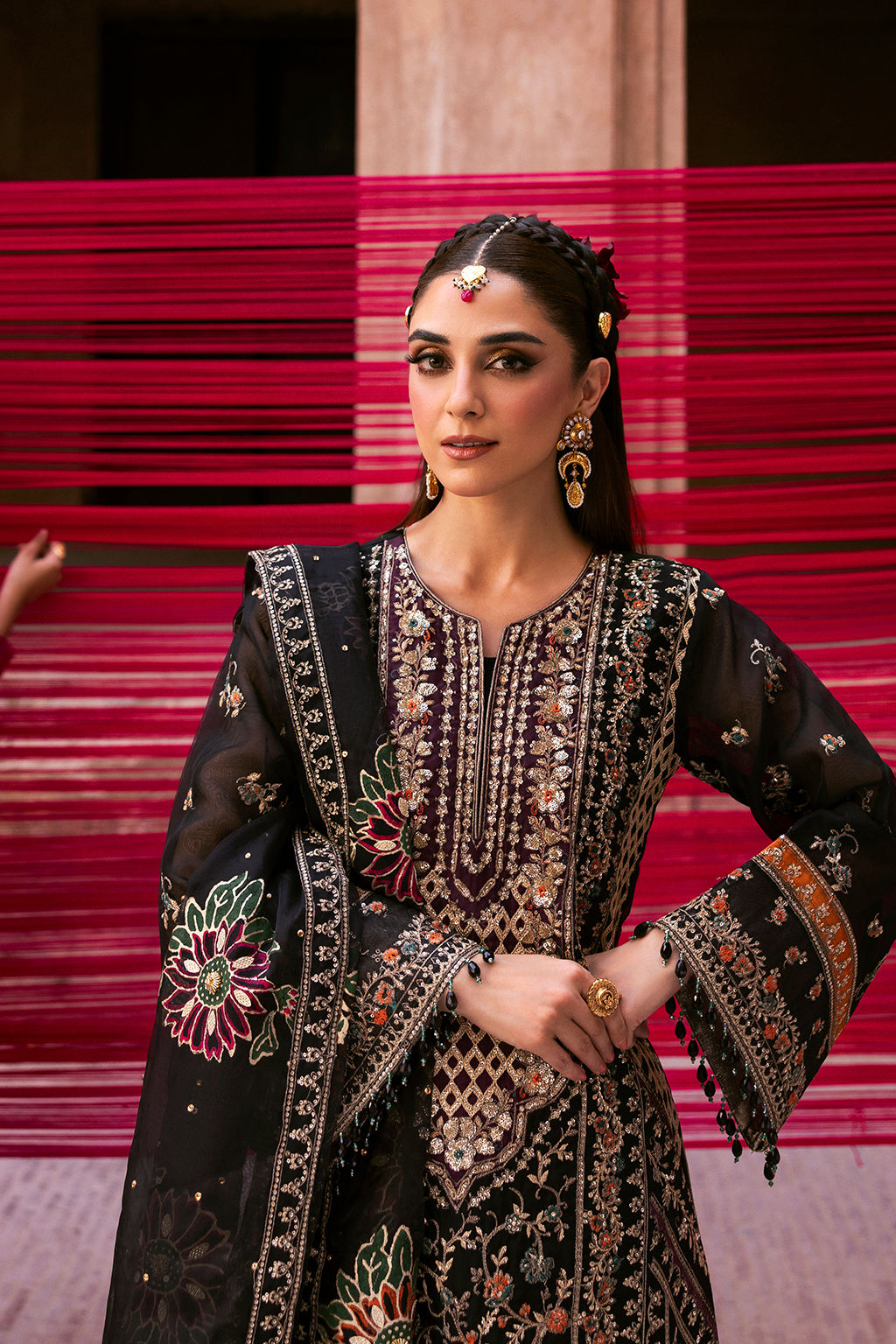 Emaan Adeel I The Empress Wedding Formals I NOCTELLE -  Emaan Adeel Ladies Clothes - Original Designer Dress - House of Maryam