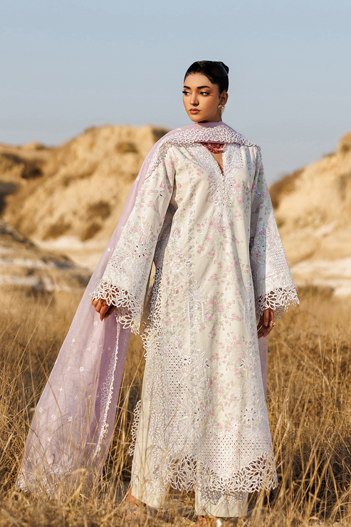 Emaan adeel | Sunlit Groove Luxury Lawn 26 | SUNNY SPLASH-6